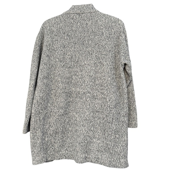 Zara Collection Gray Knit Coatigan Sweater Jacket Small - Picture 3 of 9